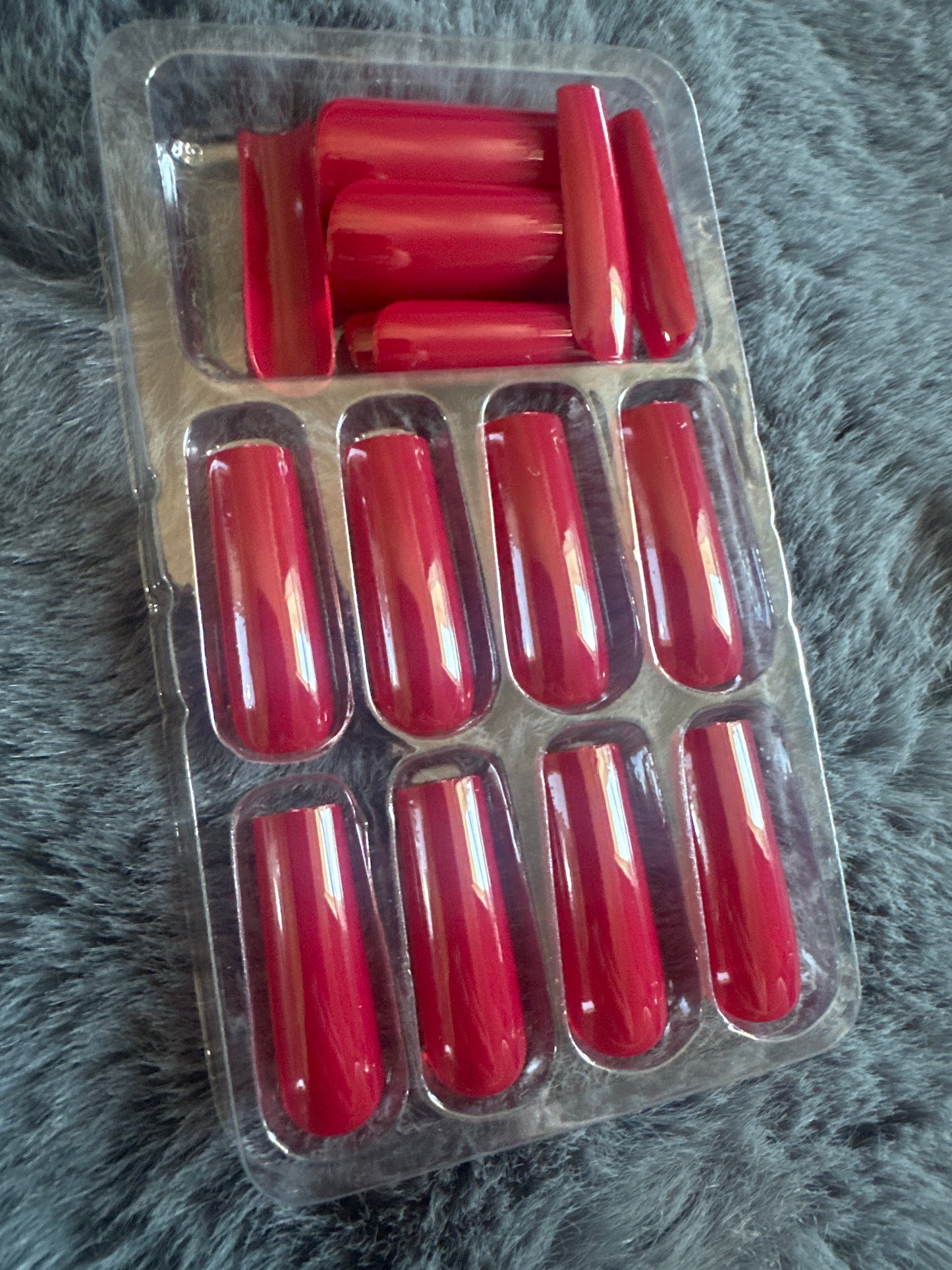 Wine red nails